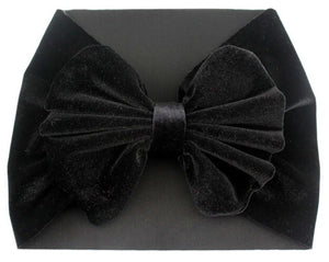 Velvet Headband Bows